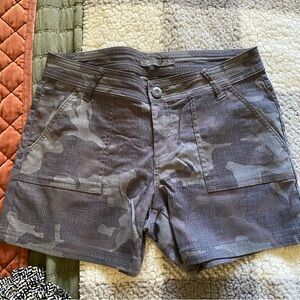 Prana grey camo shorts